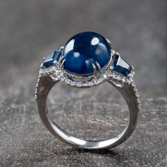 Jewellery Photography - Blue Stone Ring