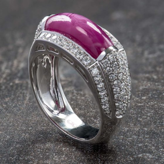 Jewellery Photography - Gold & Pink Stone Ring