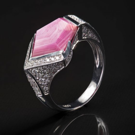 Jewellery Photography - Pink Stone Ring
